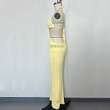 SUPER WHOLESALE | Halter Knitted Long Dress
