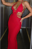 SUPER WHOLESALE | Halter Knitted Long Dress