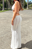 SUPER WHOLESALE | Halter Knitted Long Dress