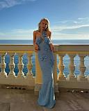 SUPER WHOLESALE | Halter Knitted Long Dress
