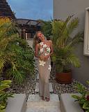 SUPER WHOLESALE | Halter Knitted Long Dress