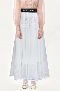 SUPER WHOLESALE | Pleated Lace Skirt