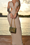 SUPER WHOLESALE | Halter Knitted Long Dress