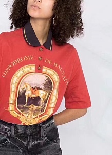 SUPER WHOLESALE | Printed Polo Top