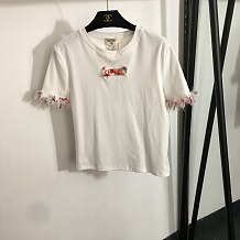 SUPER WHOLESALE | Embroidered Tee Top