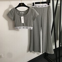 SUPER WHOLESALE | Yoga Suit with Crop Tee Top