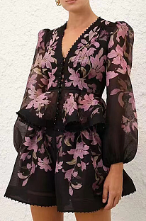 SUPER WHOLESALE |  Printed Shorts Set