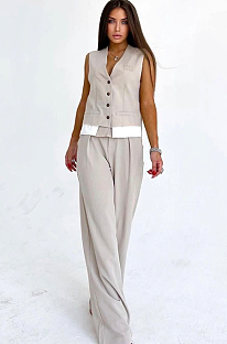 SUPER WHOLESALE | Pants Set with Strapless Jacket Top