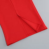 SUPER WHOLESALE | Feather Spaghetee Long Dress