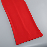 SUPER WHOLESALE | Feather Spaghetee Long Dress