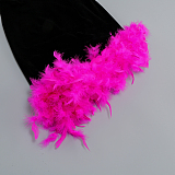 SUPER WHOLESALE | Strapless Feather Hem Mini Dress