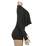SUPER WHOLESALE | Plunging Neck Romper