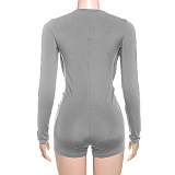 SUPER WHOLESALE | Plunging Neck Romper