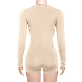 SUPER WHOLESALE | Plunging Neck Romper