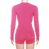 SUPER WHOLESALE | Plunging Neck Romper
