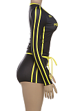 SUPER WHOLESALE | Striped Shorts Set with Long Sleeves Top