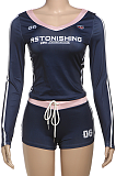 SUPER WHOLESALE | Striped Shorts Set with Long Sleeves Top
