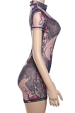 SUPER WHOLESALE | Printed Open-back Romper