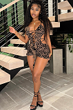 SUPER WHOLESALE | Leopard Stretch Romper