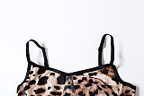 SUPER WHOLESALE | Leopard Shorts Set with Bra Top