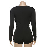 SUPER WHOLESALE | Plunging Neck Romper