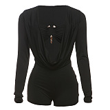 SUPER WHOLESALE | Plunging Neck Romper