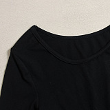 Cut-out Long Dress with One-shoulder