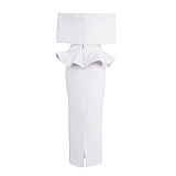 SUPER WHOLESALE | Strapless Slim-fit Long Dress