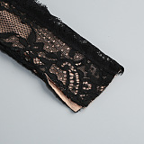 SUPER WHOLESALE | Lace Cut-out Long Dress