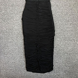 SUPER WHOLESALE | Patch Work Mesh Dress