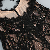 SUPER WHOLESALE | Lace Cut-out Long Dress