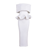 SUPER WHOLESALE | Strapless Slim-fit Long Dress