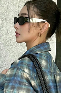 SUPER WHOLESALE | Square Frame Sunglasses in Two Tones