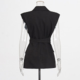 SUPER WHOLESALE | Off-shoulder Blazer Top
