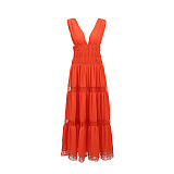 SUPER WHOLESALE | Off-shoulder Lace Beach Dress