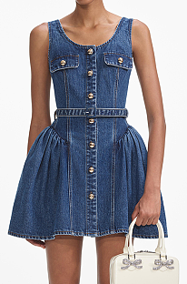 SUPER WHOLESALE | Denim Tank Dress