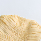 SUPER WHOLESALE | Strapless Ruffles Gown