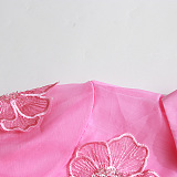 SUPER WHOLESALE | Patchwork See-through Shirt Dress