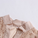 SUPER WHOLESALE | Puffy Shoulder Lace Dress