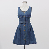 SUPER WHOLESALE | Denim Tank Dress