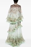 SUPER WHOLESALE | Printed Lotus Hem Skirt Set