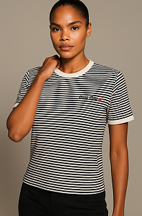 SUPER WHOLESALE | Striped T-shirt Top