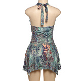 SUPER WHOLESALE |  Halter Mini Dress