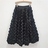 SUPER WHOLESALE |  3d Flower A Shape Skirt