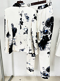 SUPER WHOLESALE |  Printed Slim-fit Blazer Suit