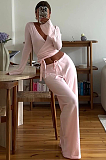 SUPER WHOLESALE |  Drawstring Pants and Long Sleeves Tee Top