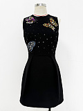 SUPER WHOLESALE |  Off-shoulder Sequins Slim-fit Midi Dress