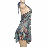 SUPER WHOLESALE |  Halter Mini Dress