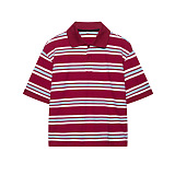 SUPER WHOLESALE |  Shirt Collar Tee Top