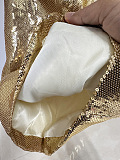 SUPER WHOLESALE |  Gold Sequins Blazer Set